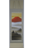 赤富士　川島麦庵